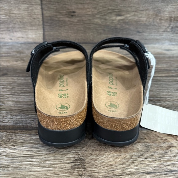 Birkenstock Arizona Papillio Black Sandals Size 40 NWT US 9 - Picture 3 of 9